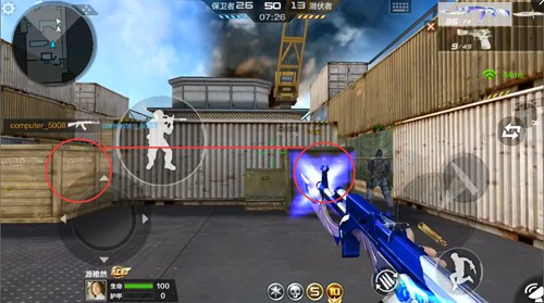CF手游左右移动靶扫射练习