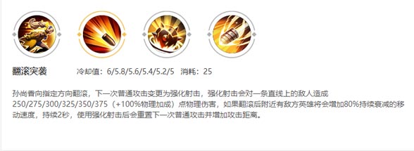 孙尚香一技能