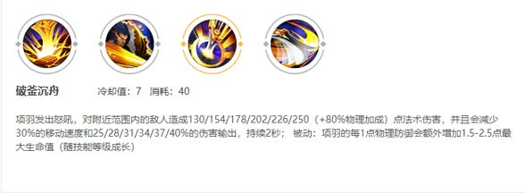 项羽二技能