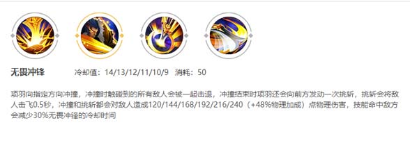 项羽一技能